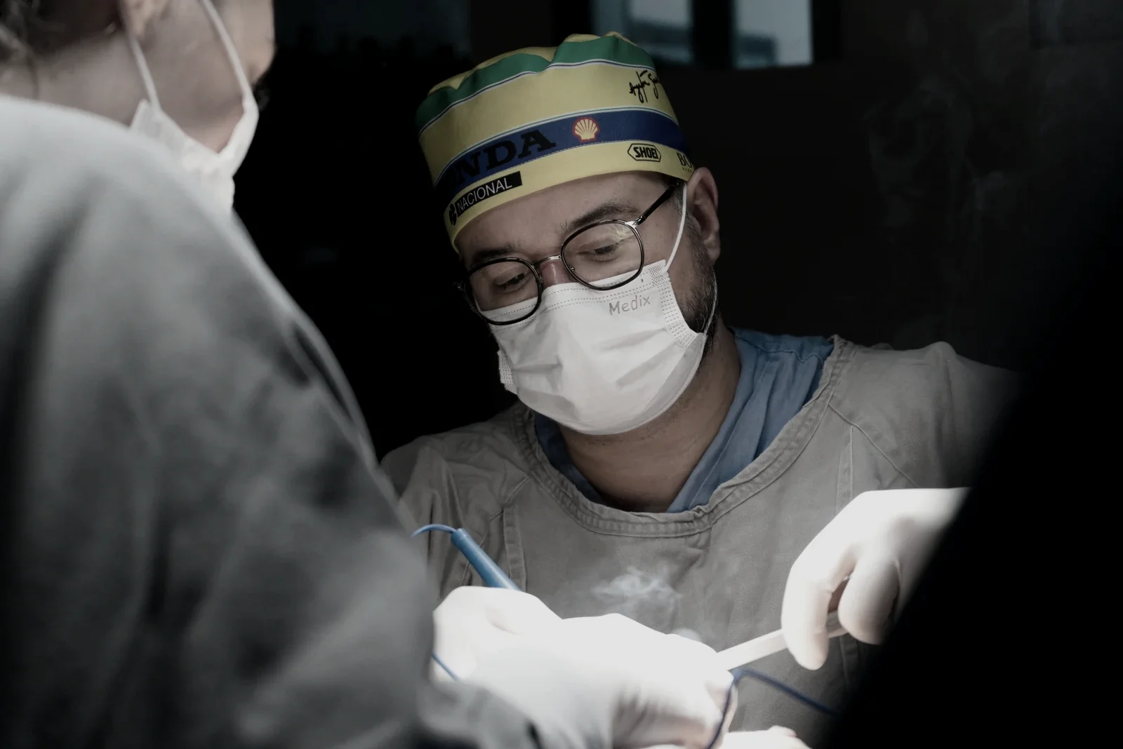 Cirurgia em ambiente hospitalar